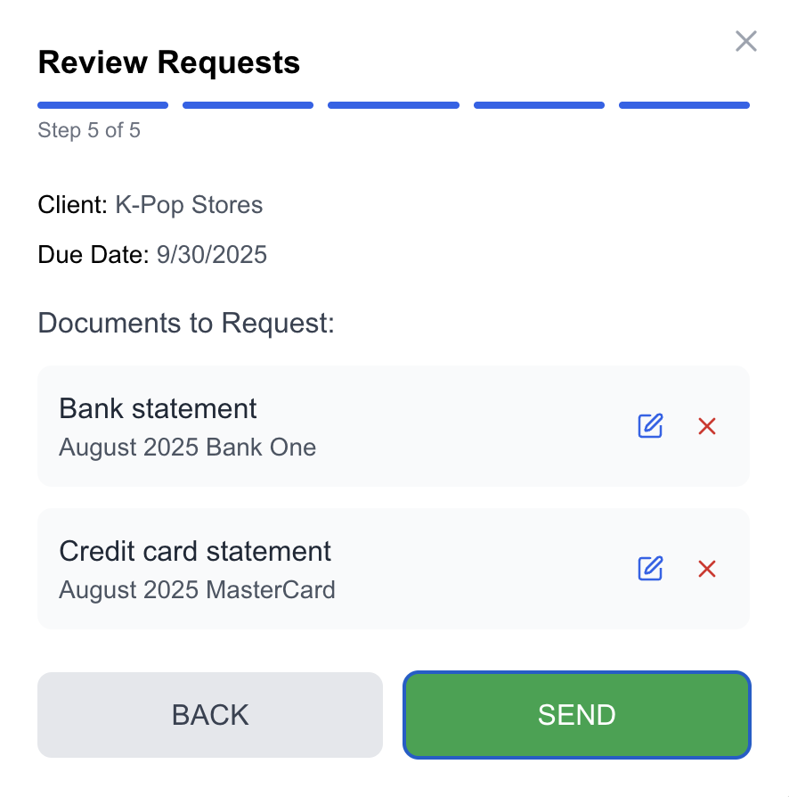 Step 1 demonstration 5